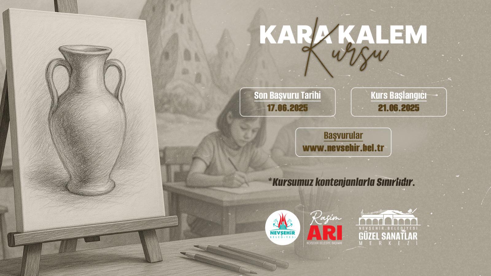 Güzel Sanatlar Merkezi’nde Kara Kalem Kursları Başlıyor